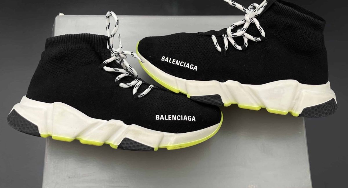 Balenciaga Speed noire/jaune fluo 39