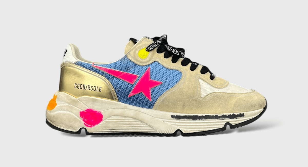 Golden Goose Running Beige/Multicolor 40