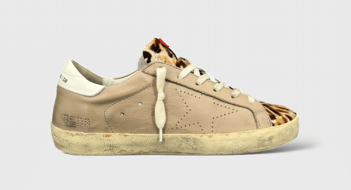 Golden Goose Super Star Beige/Léopard 38