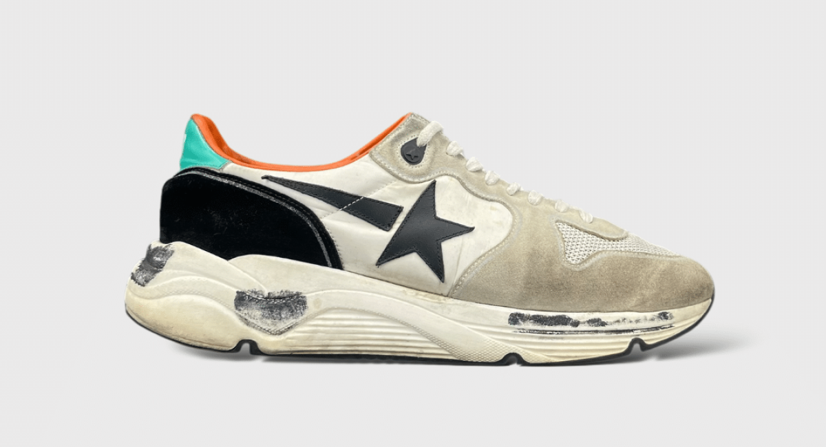 Golden Goose Running Gris/Noir/Orange 44