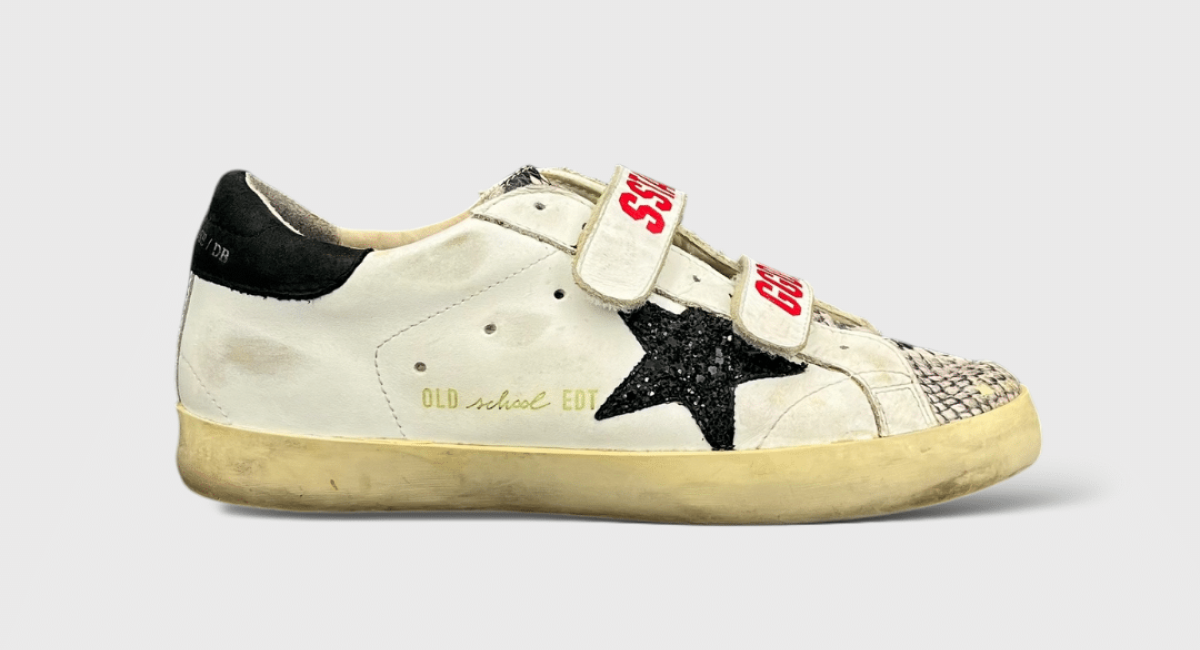 Golden Goose Old School Blanc/Noir/Rouge 37