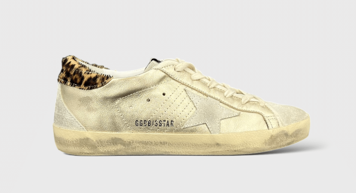 Golden Goose Super Star Doré / Léopard 38