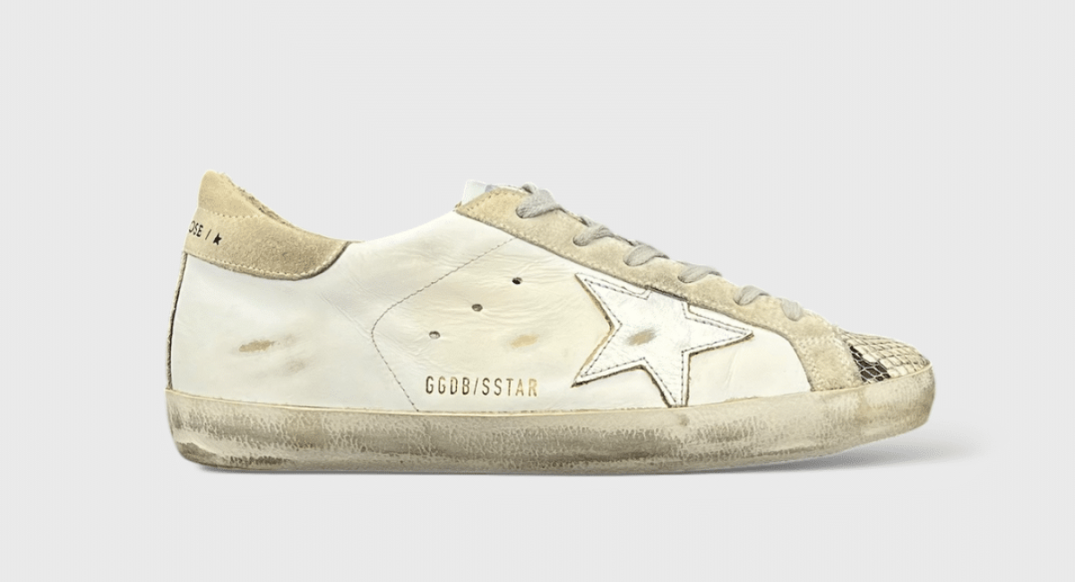 7457 Golden Goose Superstar blanche/python 38