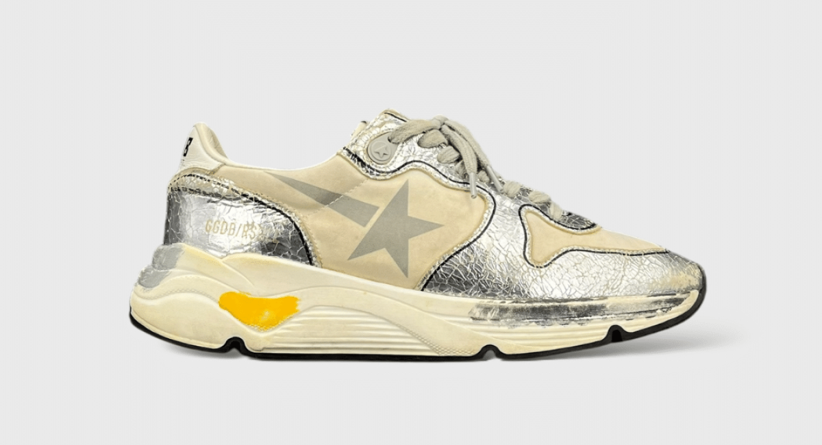 Golden Goose Running Blanc/Argent 38