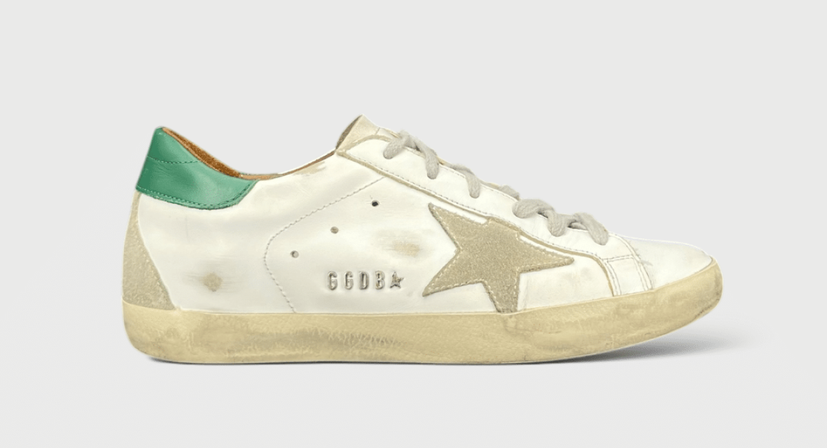 Golden Goose Super Star Blanche/ Verte 37