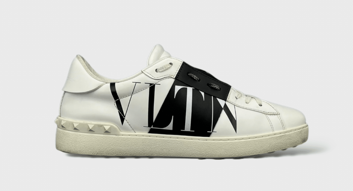 7635 Valentino VLTN blanche/noire 42,5