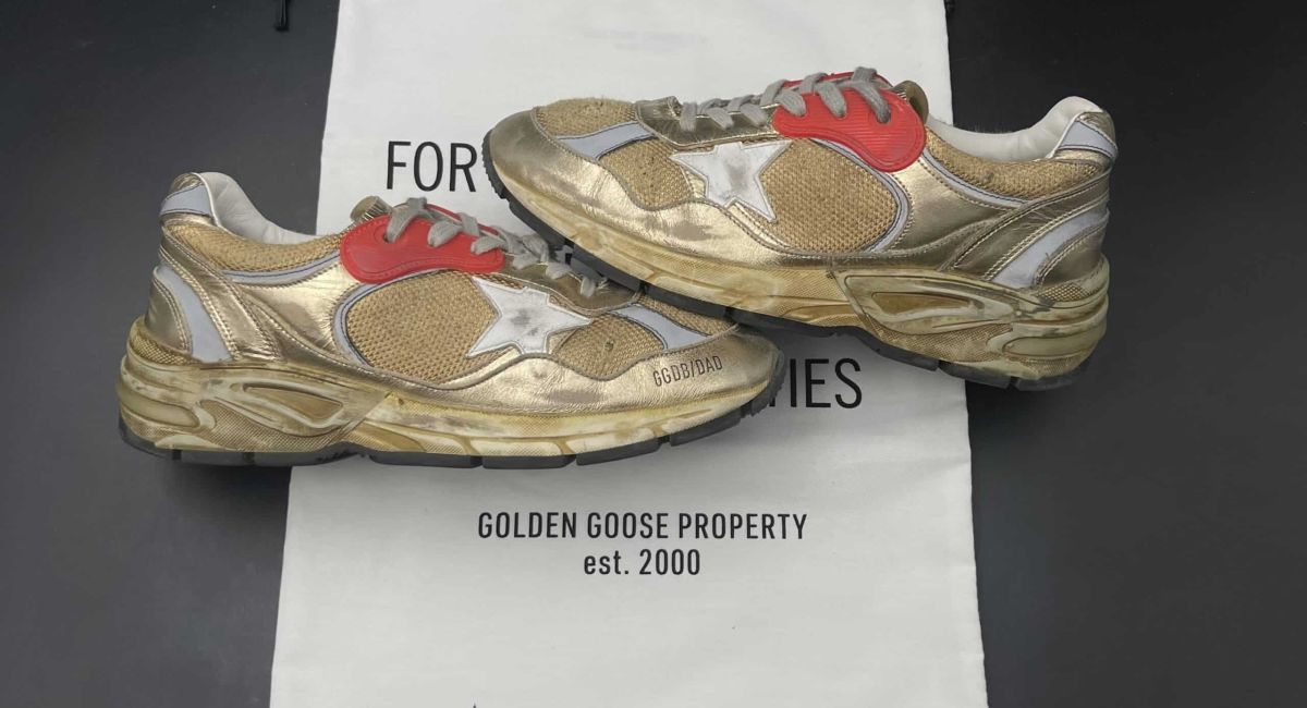 Golden Goose Dad Star or/rouge 38