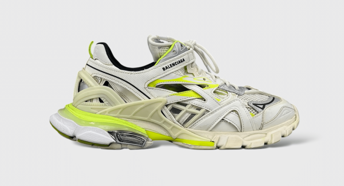 Balenciaga Track 2 Blanche/ Jaune Fluo 45