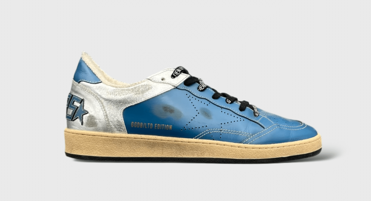 7556 Golden Goose Ball Star Bleu/Argent 44