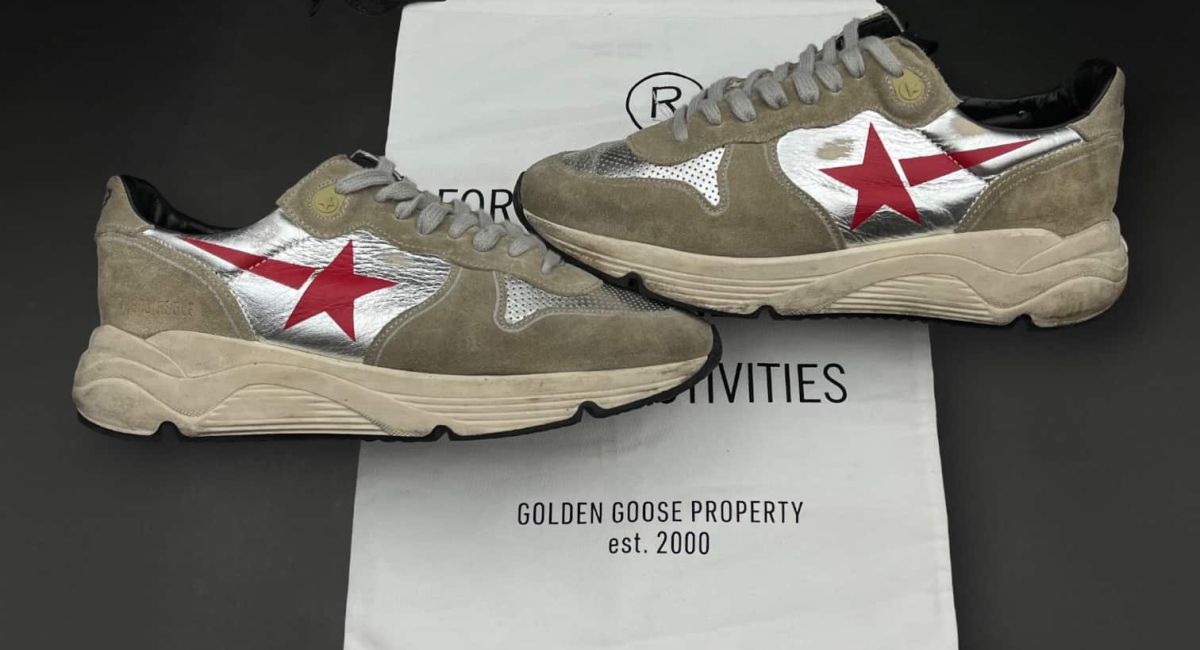 Golden goose Running Gris/Rouge 41