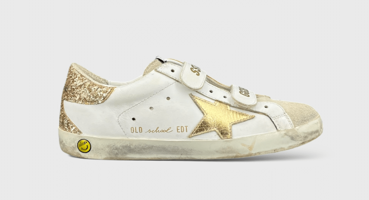 Golden Goose Old School blanche/or 36