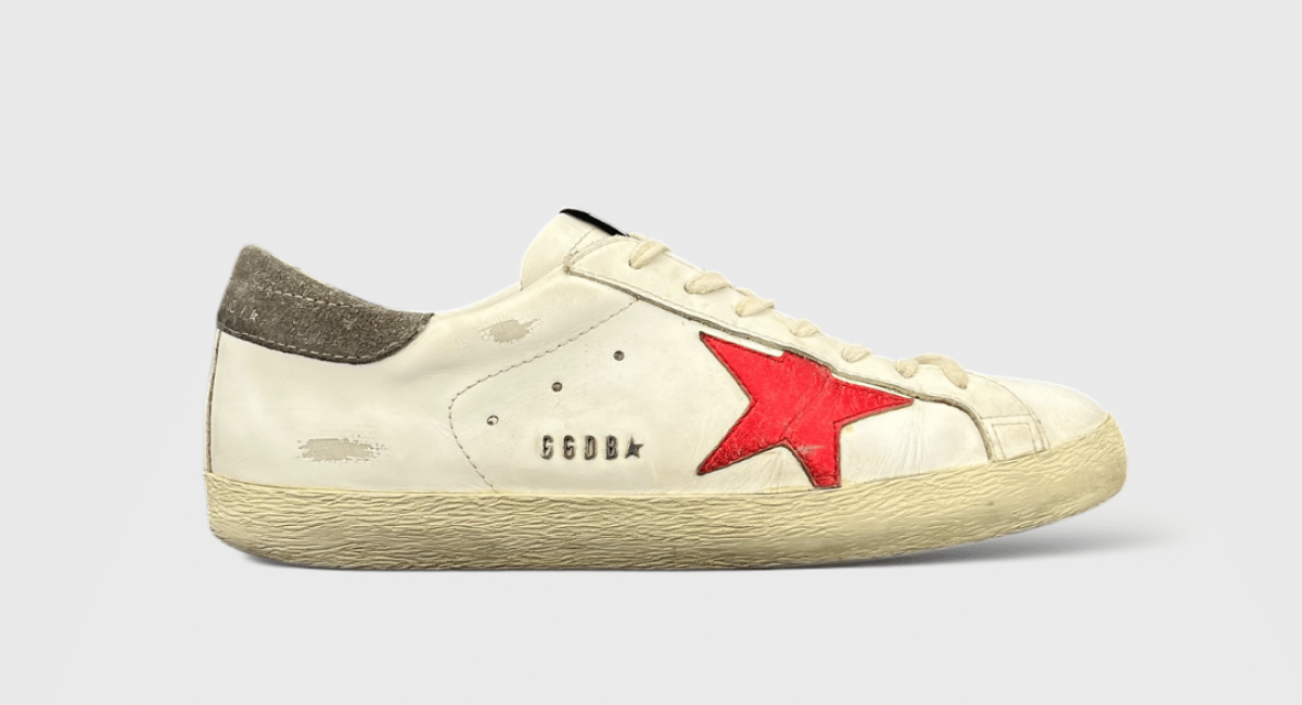 Golden Goose Super Star Blanche/Rouge 43