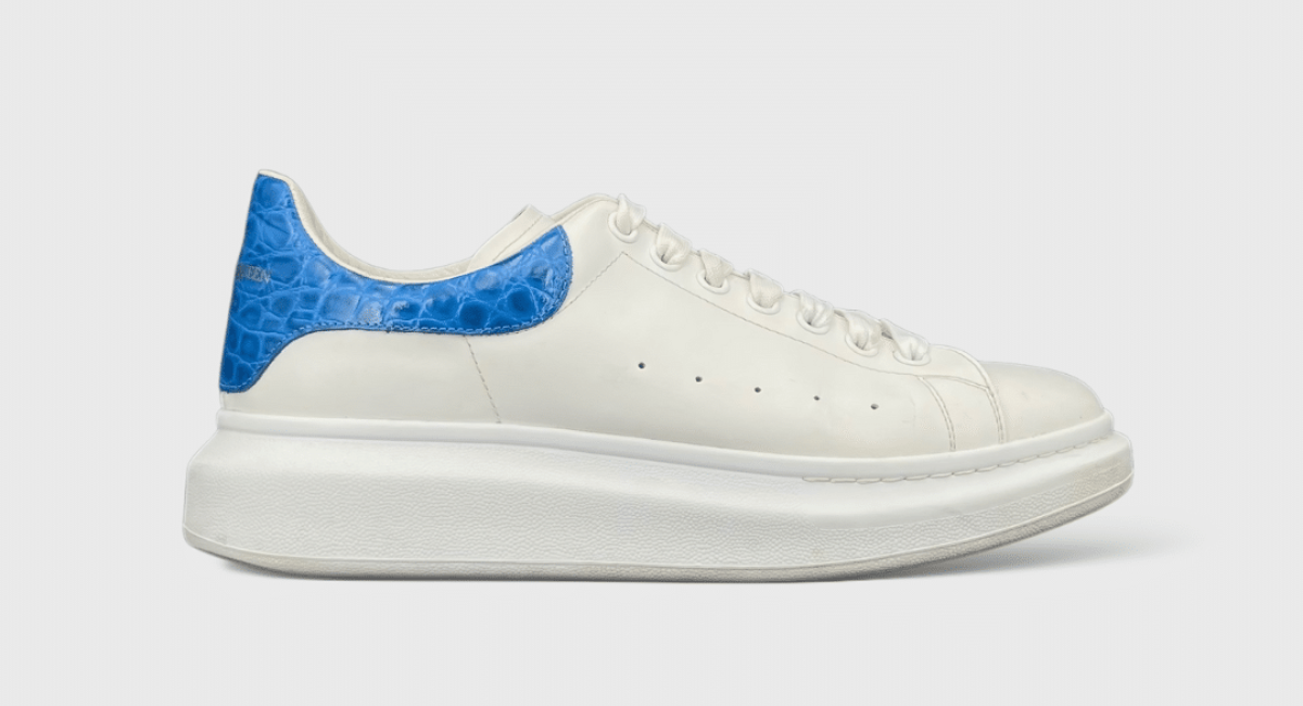 Alexander McQueen Oversize Blanche/Bleu 43