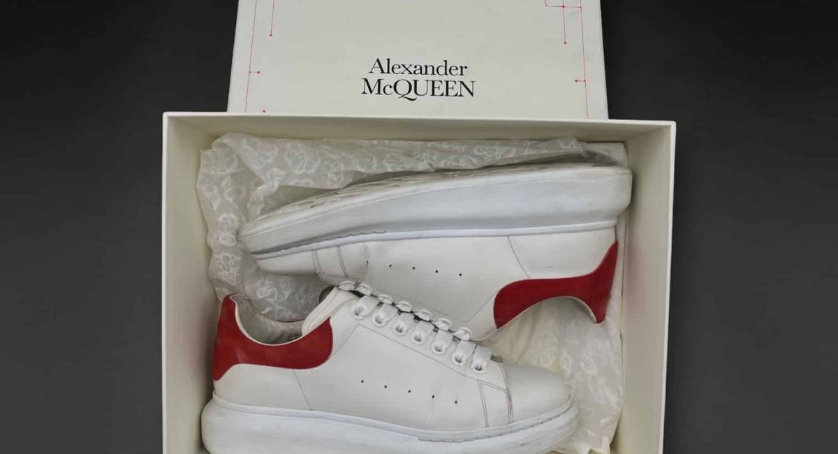 Alexander McQueen Oversize blanc/Rouge 39