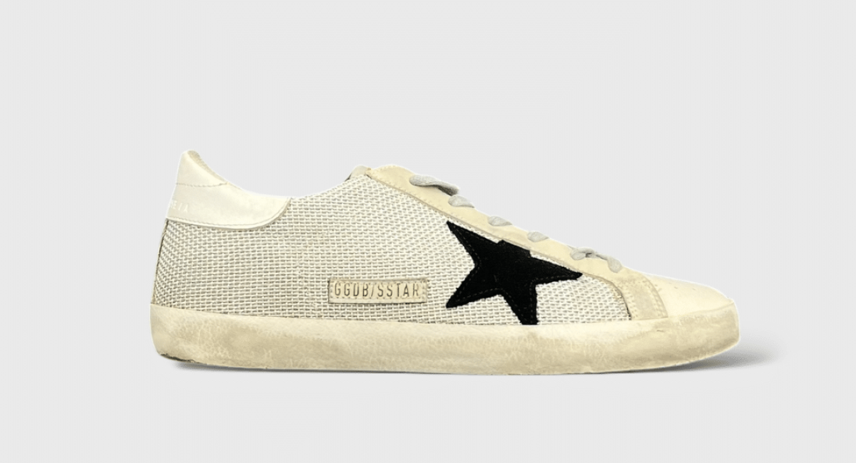 7432 Golden Goose Superstar blanche/noir 38