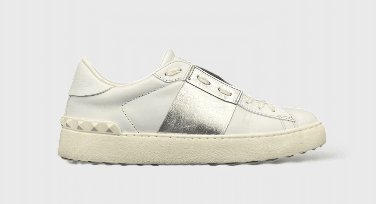 Valentino Open Blanc/Argent 37