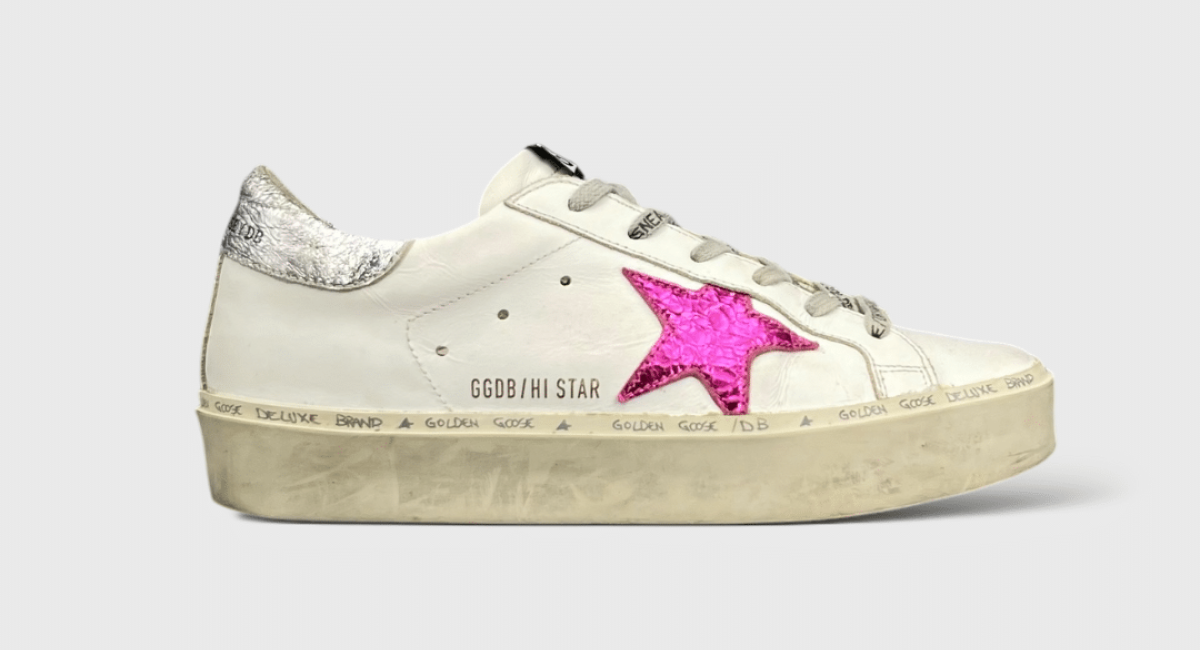 7548 Golden Goose Hi Star Blanc/Rose 37