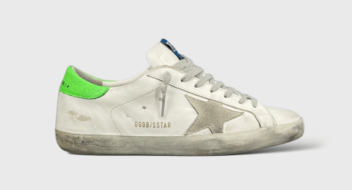 Golden Goose Superstar blanche/vert 41