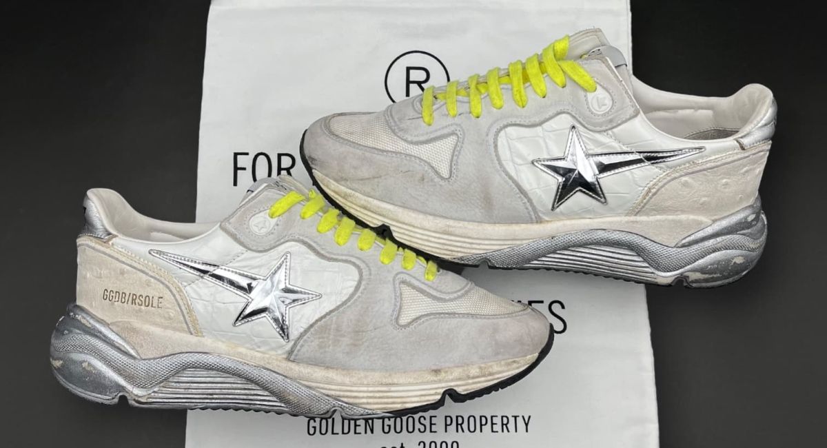 Golden goose Running Argent/Jaune 39