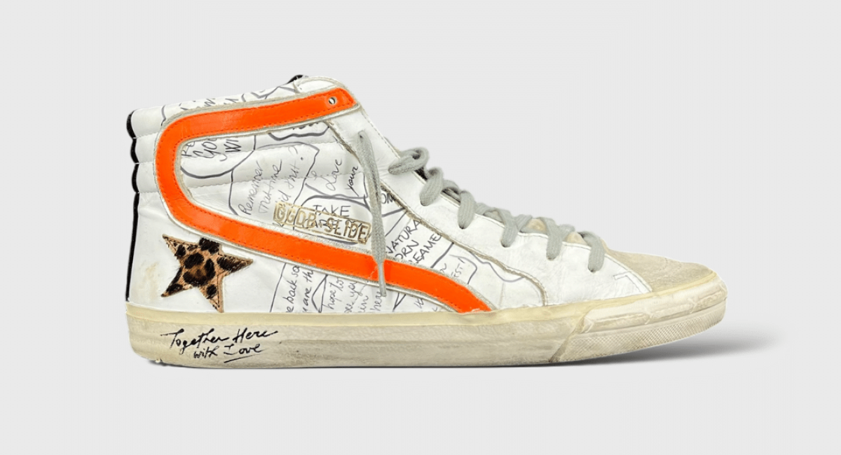 Golden Goose Slide Orange/Jaune 44