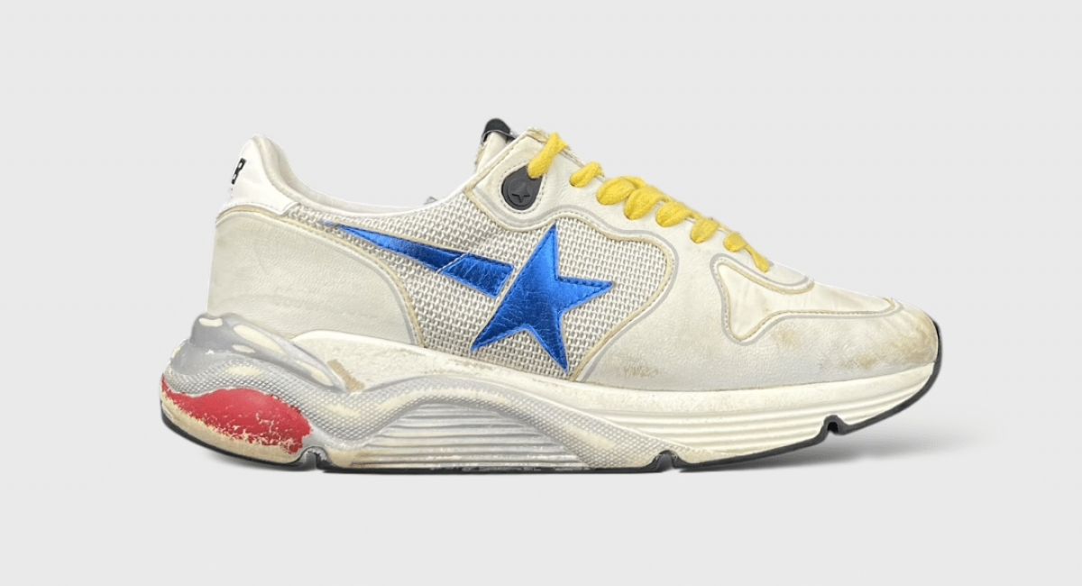 Golden Goose Running Bleu/Jaune 39