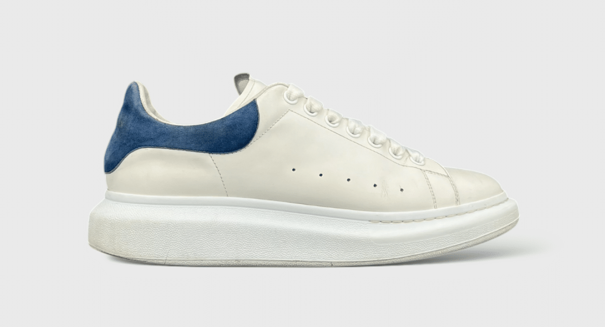 Alexander McQueen Oversize Blanc/Bleu 44