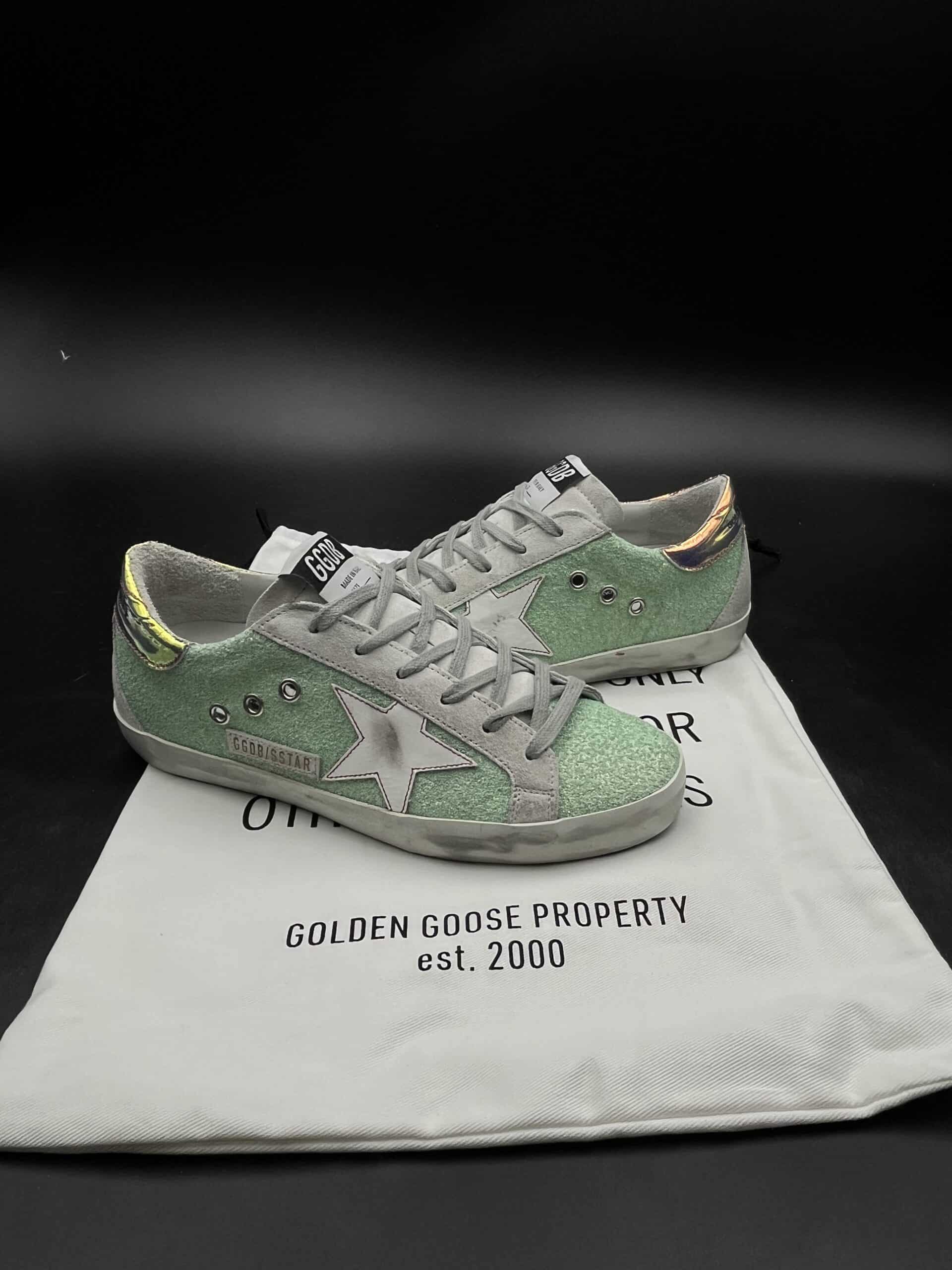 Golden Goose Super Star Vert Multicolor 37 OCCASNEAKS