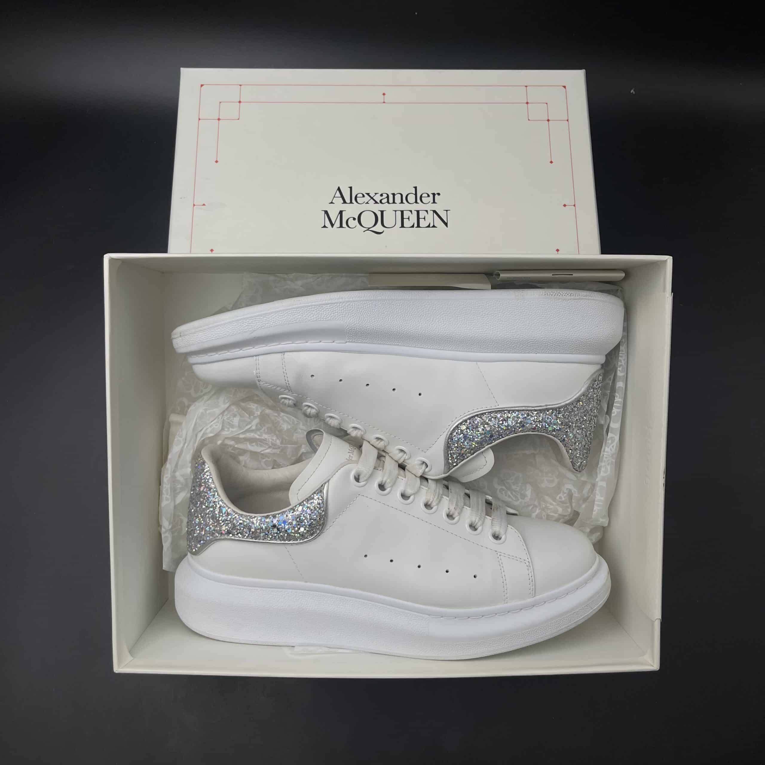 Alexander mcqueen tulerin paillette blanche