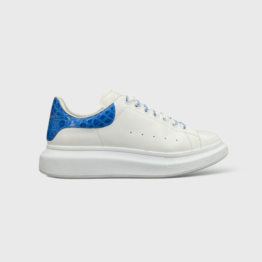 Alexander McQueen Oversize Blanc Bleu 44 OCCASNEAKS